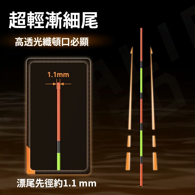 新款上市~~川澤魚漂│日夜兩用│台釣新體驗